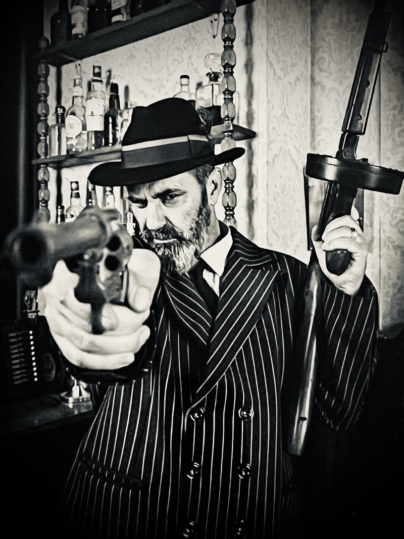 Andrew Shaw, Founder of Twenty One Ton, in vintage 1920s attire